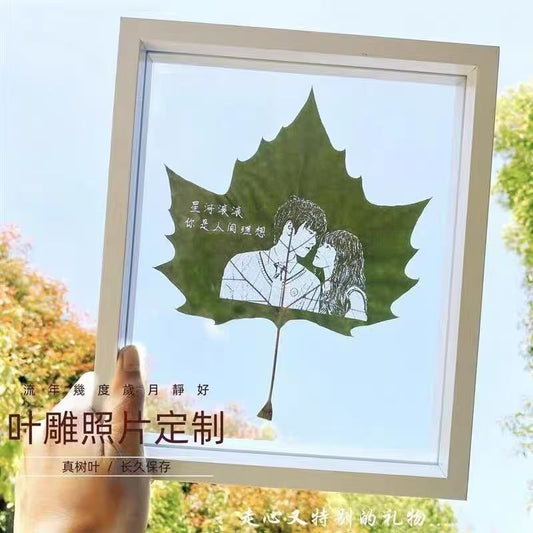 Customized DIY Creative Leaf Carving